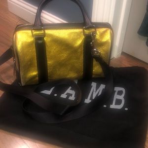Gold LAMB crossbody